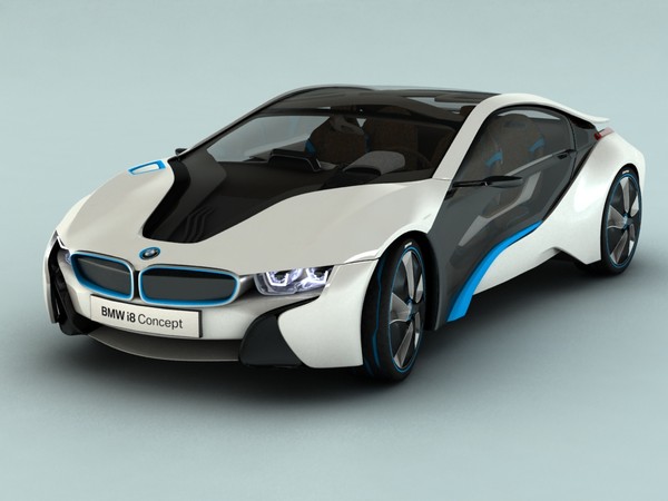 bmw i8 concept 3d model - BMW i8 Concept by vl_dm